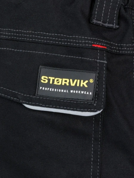 Storvik Tim Stretch Werkbroek Zwart 6 Storvik Tim Stretch Werkbroek Zwart - Afbeelding 6