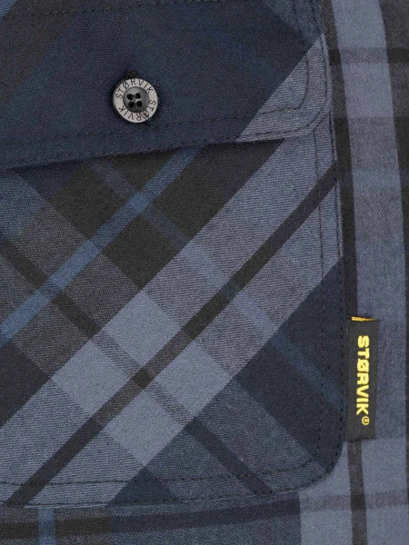 Storvik Vancouver Thermo Blouse Katoen Antraciet 6 Storvik Vancouver Thermo Blouse Katoen Antraciet - Afbeelding 6